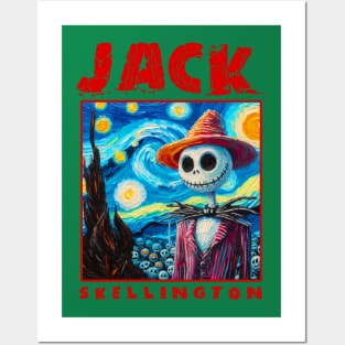 Jack in starry night Posters and Art